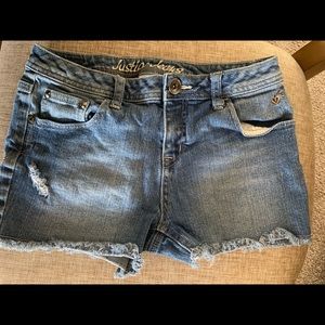 Justice Jean Shorts- denim